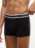 Black 3-Pack Signature Logo Waistband Trunks  Men