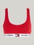 Red Tommy 85 Stretch Cotton Logo Bralette  Women