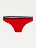 Rosu Bikini Slip Cu Detalii Signature  Femei