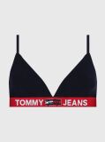 Blue Logo Underband Unlined Triangle Bra  Women