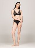 Black Unlined Lace Triangle Bra  Women