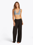 Blue Sutien Bralette Cu Perne Removabile Si Logo  Femei