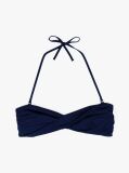Blue Sutien Bikini Bandeau Cu Detaliu Twist  Femei