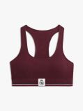 Red TH Crest Racerback Ribbed Bralette  Women