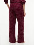 Rosu Essential Pantaloni De Pijama Cu Croiala Lejera Si Cordon  Femei