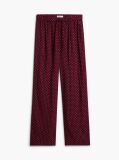 Rosu Essential Pantaloni De Pijama Cu Croiala Lejera Si Cordon  Femei