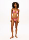 Roz Essential Top Βikini Τriunghiular Cu Gat Halter Si Imprimeu  Femei