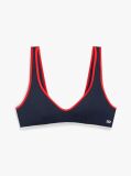 Blue Top Bikini Bralette Cu Spate Decupat  Femei