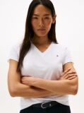 Alb Tricou Crew Neck Cu Logo Heritage  Femei