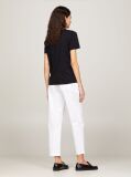 Negru Tricou Din Bumbac Organic Cu Logo  Femei