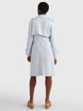 Blue Lyocell Trench Coat  Women
