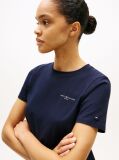 Blue Tricou Signature Cu Logo 1985 Collection   Femei