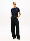 Blue Tricou Signature Cu Logo 1985 Collection   Femei