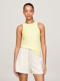 Yellow RIB TANK TOP SLIM  Women