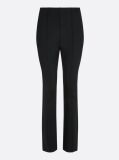 Black Elevated Slim Fit Knitted Trousers  Women