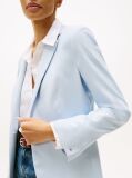 Blue Blazer TH Monogram Cu Logo Brodat  Femei