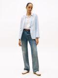 Blue Blazer TH Monogram Cu Logo Brodat  Femei