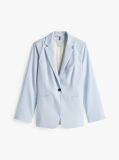 Blue Blazer TH Monogram Cu Logo Brodat  Femei