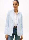 Blue Blazer TH Monogram Cu Logo Brodat  Femei