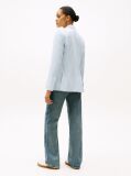 Blue Blazer TH Monogram Cu Logo Brodat  Femei
