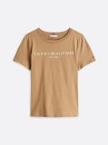 Khaki Logo Crew Neck T-Shirt  Women