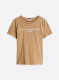 Khaki Logo Crew Neck T-Shirt  Women