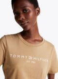 Khaki Logo Crew Neck T-Shirt  Women