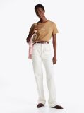 Khaki Logo Crew Neck T-Shirt  Women