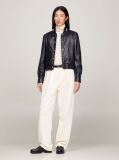 Beige Relaxed Fit Straight Leg Chinos  Women