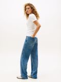Bej Tricou Slim Fit Tricotat Cu Guler In V  Femei