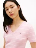 Multi Tricou Slim Fit Tricotat Cu Guler In V  Femei
