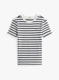 Multi Tricou Cu Nervuri Slim Fit Cu Steag Brodat  Femei
