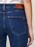 Denim Jeans Drept Cu Talie Medie  Femei