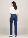 Denim Jeans Drept Cu Talie Medie  Femei
