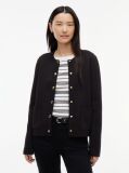 Black Jersey Strech Reversible Cardigan  Women