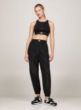Negru Joggers Relaxed Fit Cu Monograma TH Sport   Femei