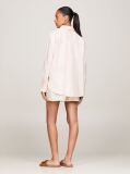 Pink Linen Patch Pocket Relaxed Fit Shirt  Women