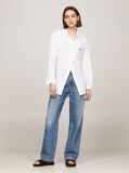 Alb Camasa Regular Fit  Cu Logo TH Monogram  Femei