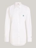 Alb Camasa Regular Fit  Cu Logo TH Monogram  Femei
