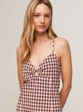 Multi Rochie Cu Bretele Gingham Bodycon  Femei