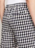 Multi Pantaloni Drepti Gingham Slim Fit  Femei
