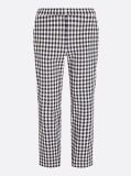 Multi Pantaloni Drepti Gingham Slim Fit  Femei