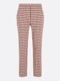 Multi Pantaloni Drepti Gingham Slim Fit  Femei