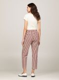 Multi Pantaloni Drepti Gingham Slim Fit  Femei