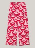 Multi Pantaloni Relaxed Evazati Cu Imprimeu  Femei