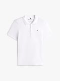 Alb Tricou Polo 1985 Slim  Femei