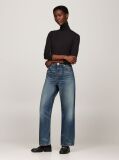 Black Roll Neck Long Sleeve Slim T-Shirt  Women