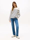 Blue Jeans Drept Classics Cu Talie Medie  Femei