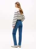 Blue Jeans Drept Classics Cu Talie Medie  Femei