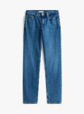 Blue Jeans Drept Classics Cu Talie Medie  Femei
